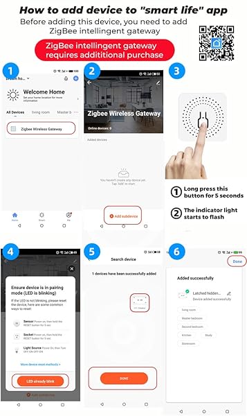 SOLE HOME Interruptor Inteligente Tuya Zigbee 3 0 Interruptor de Control Remoto Inteligente Wifi Ventiladores Bombillas Salidas Etc A Travs de La Aplicacin Smart LifeTuya Trabajar con