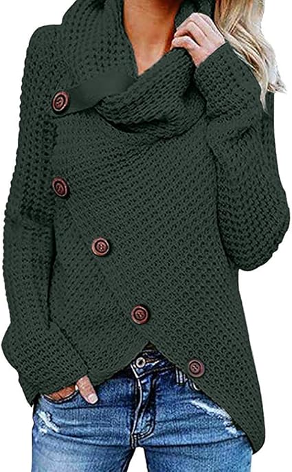 Damen Strickjacke Mit Leopardenmuster - V-Ausschnitt Cardigan Für Herbst/Winter