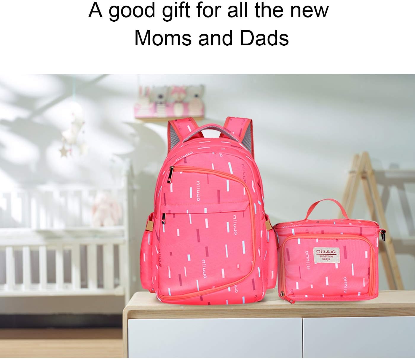 Mochila para Pañales y Biberones Gran Capacidad Bolsa de Hombro Ideal para  Paseo o Viaje 2 Kits Multifuciones Duradero y Está de Moda Color Rojo  Impermeable Bebé Bolsos cambiadores futakuchi-hakata.com