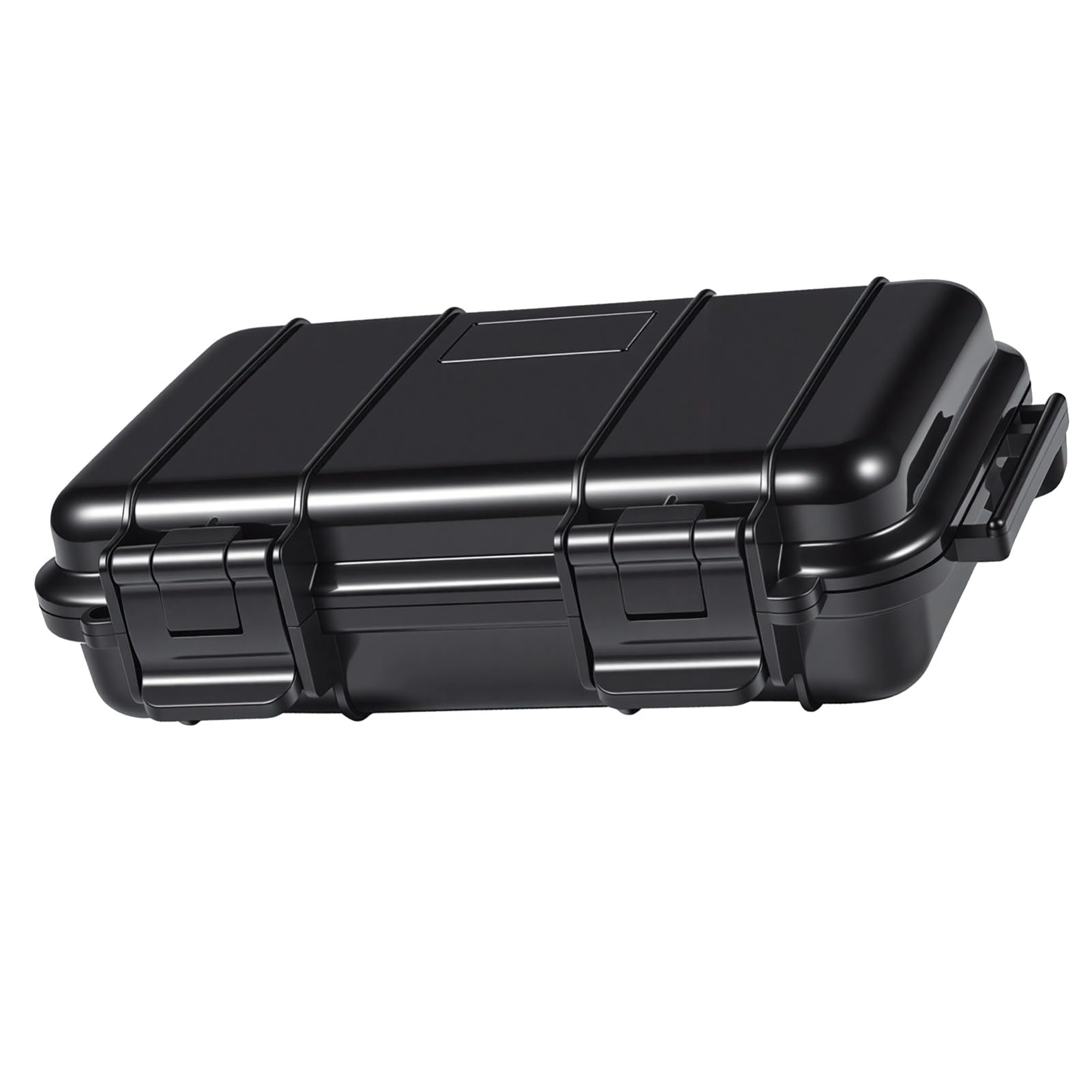 Heavy Duty Dry Storage Box, Phone Keys Valuables Protective Container for Fishing Camping Hiking (Black, L)