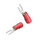 Teansic 500 Pcs Insulated Fork Spade Wire Connector