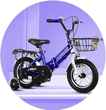 Amazon こども自転車 補助輪付き折りたたみ式子供用自転車 2 12歳の男の子または女の子用の子供用自転車 12インチ14インチ16インチ18 インチインチ ピンクレッドブルー アウトドアスポーツ Color Pink Size 16 Inch Blue 16 Inch 子ども用自転車