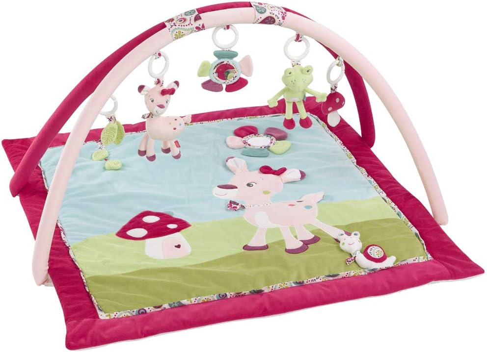 Fehn 3D Activity Blanket/Play Kit with 5 Removable Toys Fun & Games for Baby from Birth