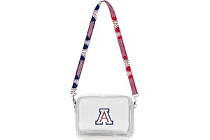 Littlearth NCAA Clear Fanny Fan Purse with 3D Logo