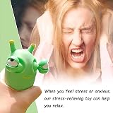 POPOYU Grass Worm Squishy Toy Popping Eyes Stress Relief Squeeze Fidget Novelty view 5