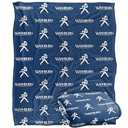 Washburn University Ichabods Blanket, 50"X60" Logo