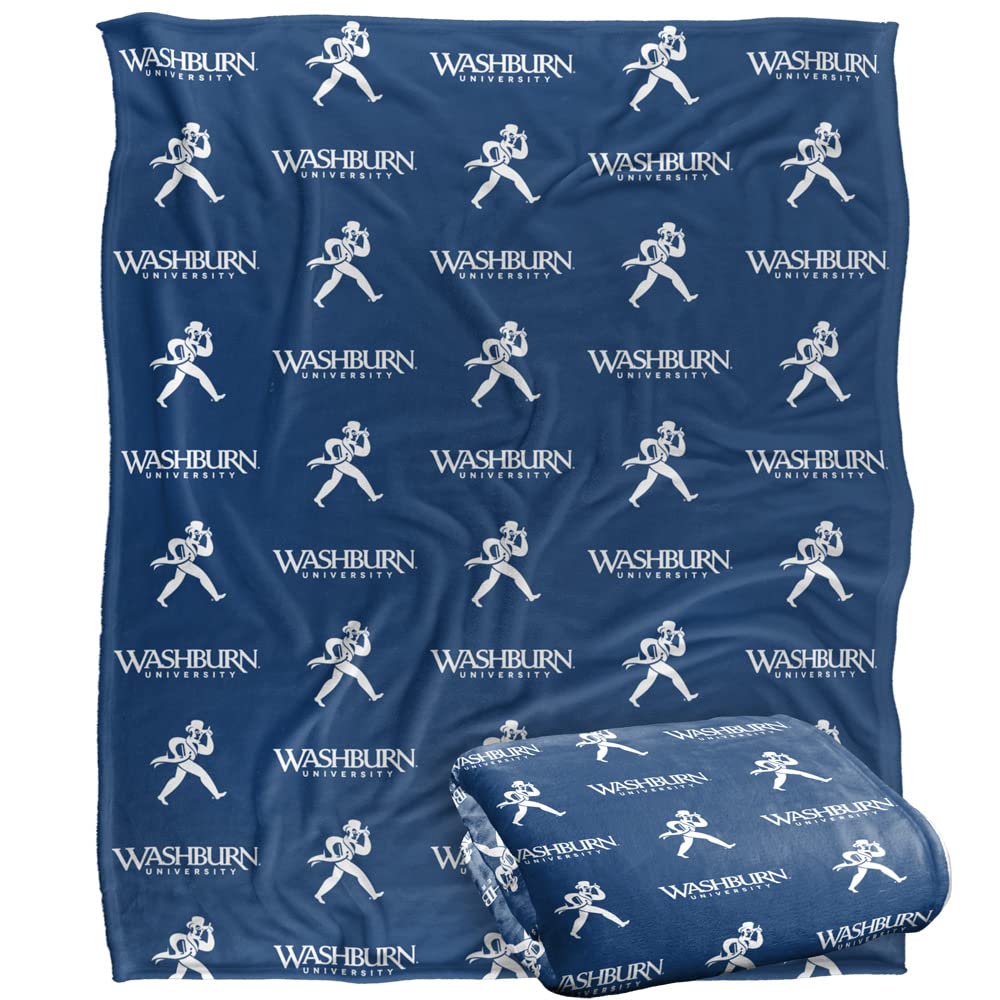 Washburn University Ichabods Blanket, 50"X60" Logo