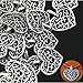 Yansanido Pack of 100 Alloy Antique Lovely Fashion Mini Love Heart 15x16mm Charms Pendants for Making Bracelet and Necklace (100pcs Love Heart 15x16mm)