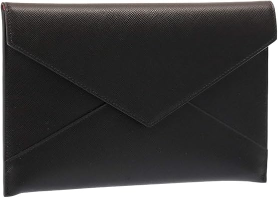 prada black clutch bag