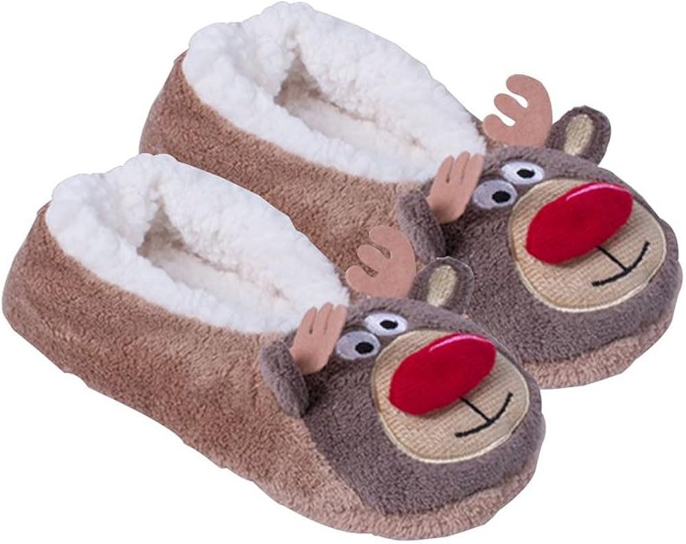 ladies christmas slippers