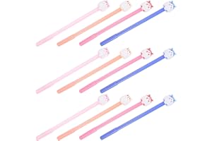 UTHCLO 12pcs Creative Hamster Gel Pens Set Neutral Ink Ballpoint Pens for Students School Stationery