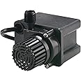 Little Giant PE-2.5F-PW 115 Volt, 1/28 HP, 475 GPH Submersible Direct Drive Pump for Small Ponds or Fountain with 15-Ft. Cord, Black, 566612