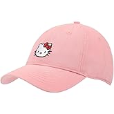Hello Kitty Embroidered Character Unstructured Baseball Cap