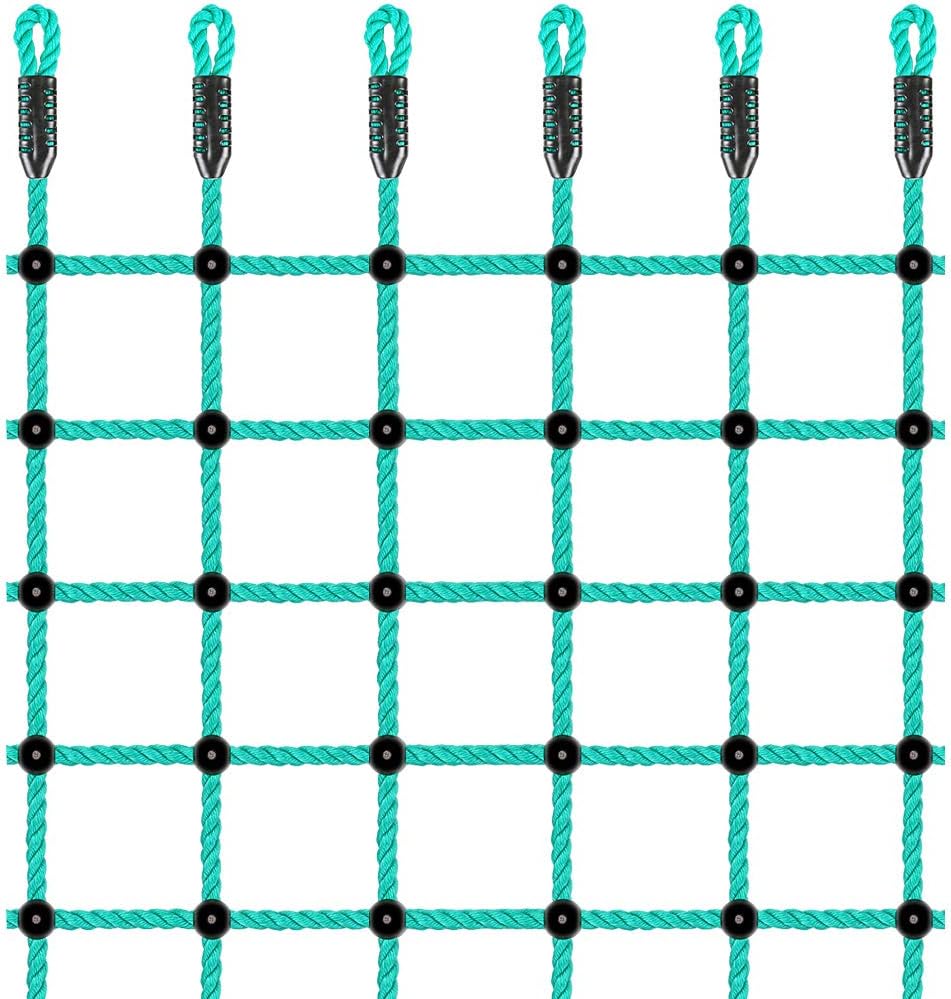 BeneLabel Climbing Cargo Net, Indoor Climbing net, Outdoor Cargo Webbing Net, Military Climbing Cargo Net, 100% Nylon Material Rope Ladder, Corrosion Resistance, 49" x 77": Toys & Games