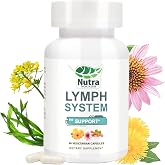 NutraNourish Lymphatic Drainage Supplement with Dandelion,Echinacea &amp; Bromelain Extracts, Lymph System Support for Men and Women - 60 Count Bottles (1)