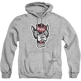North Carolina State University Official Distressed Primary Unisex Adult Pull-Over Hoodie