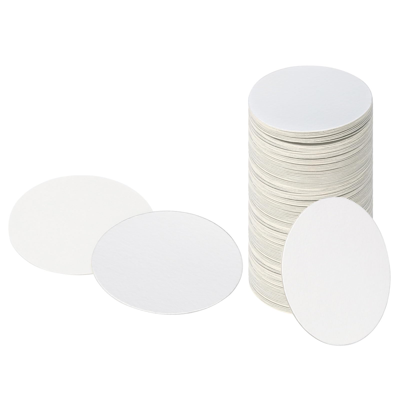 PATIKIL 58mm/2.28" Aluminum Foil Cap Liner, 300 Pack Resistant Tamper Induction Heat Sealer Sealing Liners for PE/HDPE Plastic Bottle Jar Lid