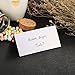 Shappy Wedding Party Name Place Cards Table Cards, Pearl White (60 Pieces)