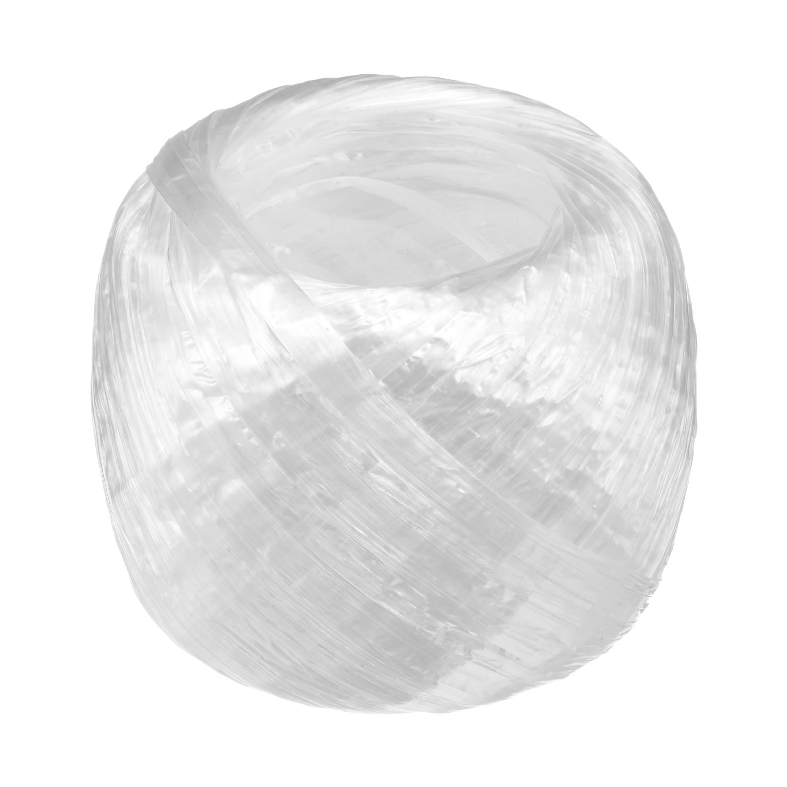 M METERXITY Polyester Nylon Plastic Rope Twine, 4cm Width 310M Length Household Bundled Plastic Ropes Roll for Crafting/Gardening/Packing/Carrying [1017FT/12204IN, White]