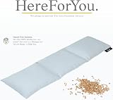 Qomfor Microwavable Wheat Bag Light Blue 3-Chamber Heating Pad 46x12 cm view 6