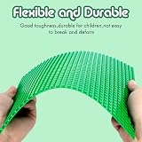 Lekebaby 6 Pack Classic Baseplates 10x10 32x32 Studs Green ABS view 4