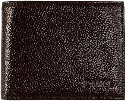 Slim Leather Wallet for Men – Lichee Pattern Bifold Zippered Wallet 8 Card Slots, Durable wallet 2 bill holders, Travel Wallet 2 Quick Access ID Windows, Minimalist Leather Wallet (brown)