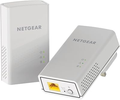 NETGEAR PL1000 Powerline 1000 Mbps Gigabit Ethernet Homeplug Adapter AP