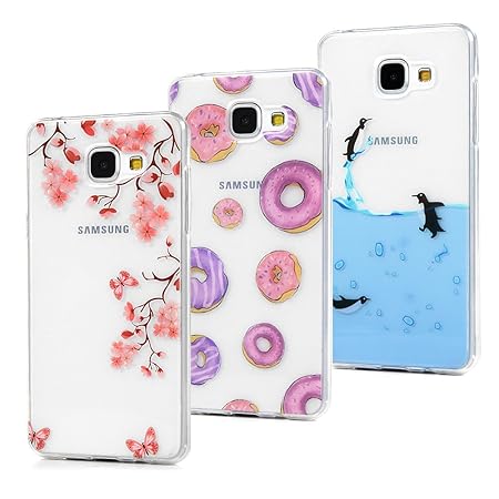 YOKIRIN Hülle Kompatibel für Samsung Galaxy A5 2016 Case Cover 3X Ultra Dünn Slim Fit Durchsichtig Transparent TPU Silikon Ha
