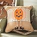 Mud Pie Halloween Home Decor Linen Pumpkin Dangle Leg Pillow Wrap 4165000