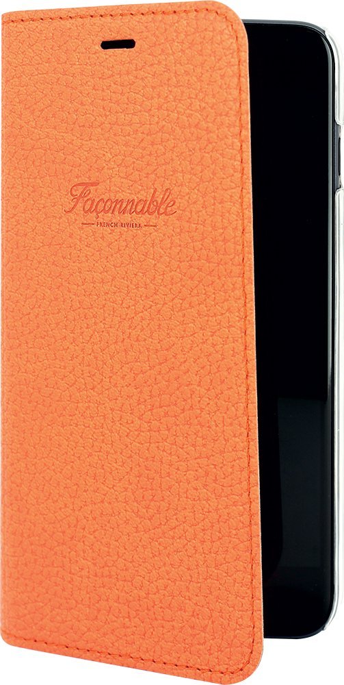 Bigben Interactive Faconable Orange Folio Case for iPhone 6 Plus/6S Plus/7 Plus/8 Plus
