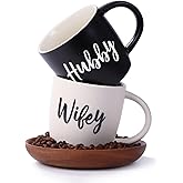 Wedding Gifts for Couples 2026, Wifey Hubby Mugs Set of 2 Coffee Mug, Bridal Shower Gift, Mr and Mrs Coffee Mug, Wedding Couples Gift for Bride Groom, Valentine's Day Gifts