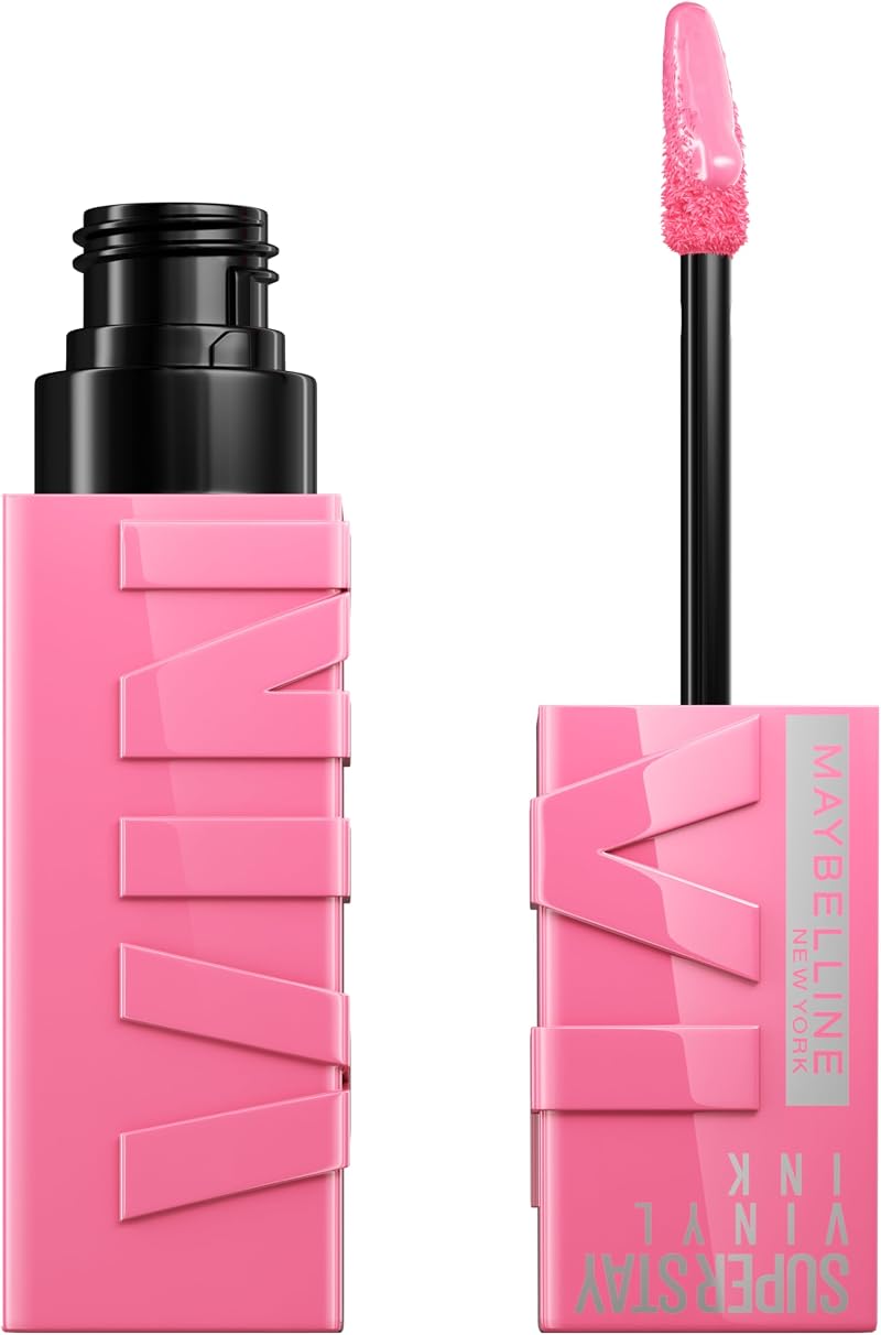 Maybelline SuperStay Vinyl Ink Lip Colour Upbeat 16HR Long-Wear Vegan