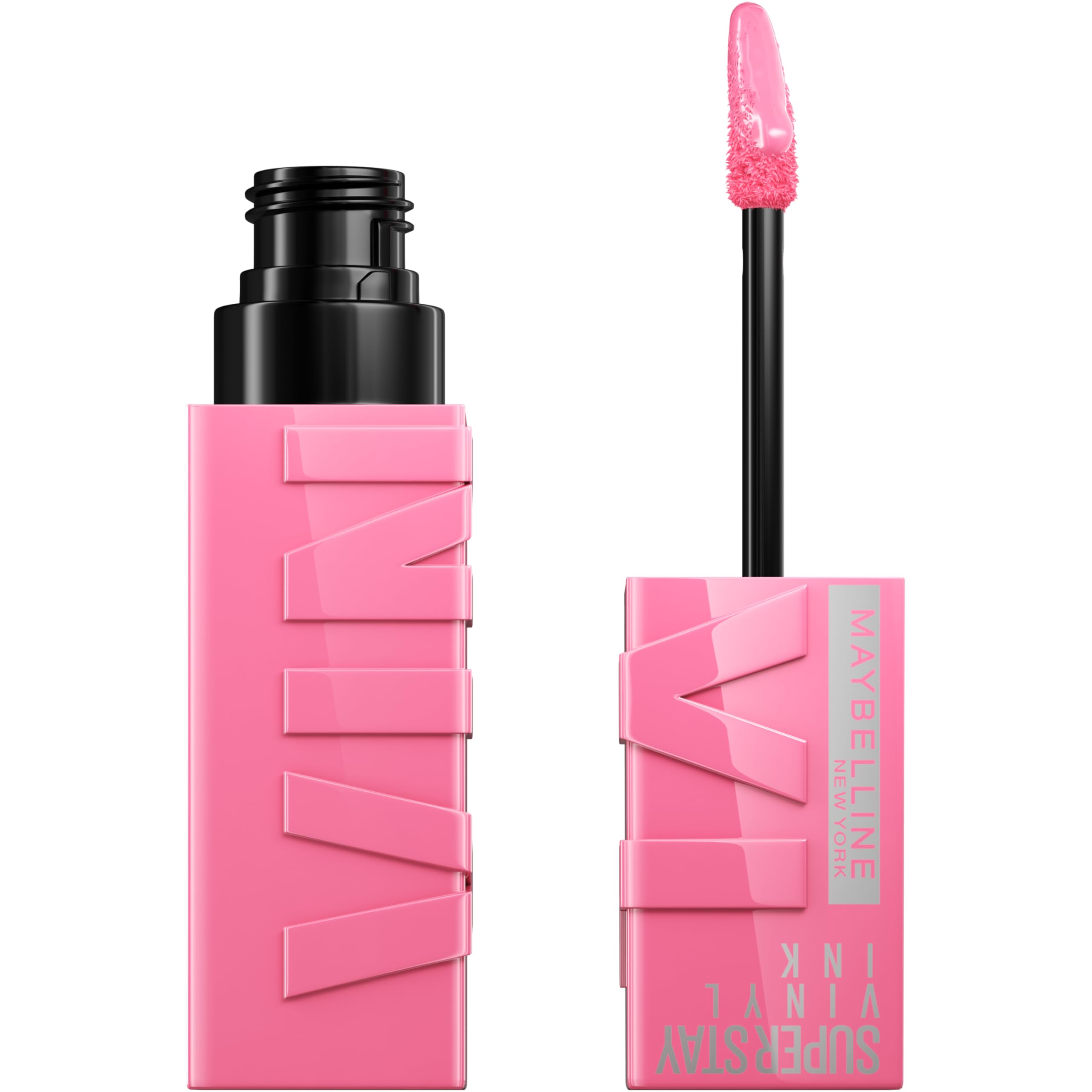Maybelline New York Super Stay Vinyl Ink Liquid Lip Colour, 16HR Long-Lasting, Ultra-Pigmented, Smudge & Transfer-Proof, High Shine Finish, Vegan Formula for Comfortable Wear, Shade: Upbeat