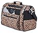 Sherpa Cat Tote Pet Carrier, Leopard Print