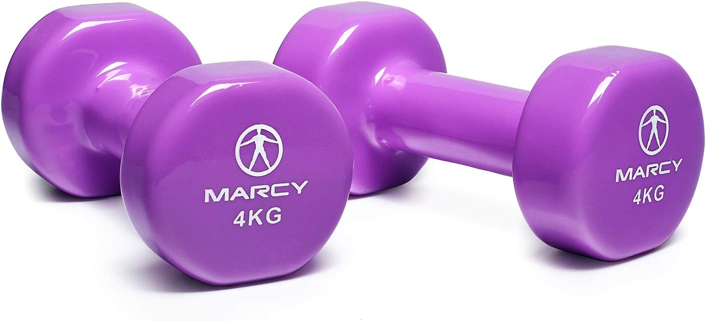 Marcy Tone Vinyl Dipped Dumbbell-Pair