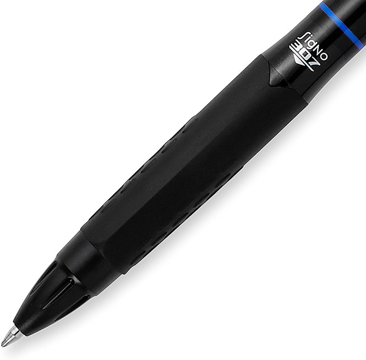 Uni-Ball Signo 307 - Fine Retractable Rollerball Pen - 6 Pack - Blue - UMN-307, 1 count (Pack of 6) - Image 4