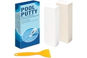 Teenanseen Pool Putty, 2 Part High Strength Epoxy Putty for Underwater or Above Fast Repair Leaks, Cracks, Filling, Pool Putty for Leaks Underwater, Tile, Fiberglass, Concrete, Cement and Other Surfaces