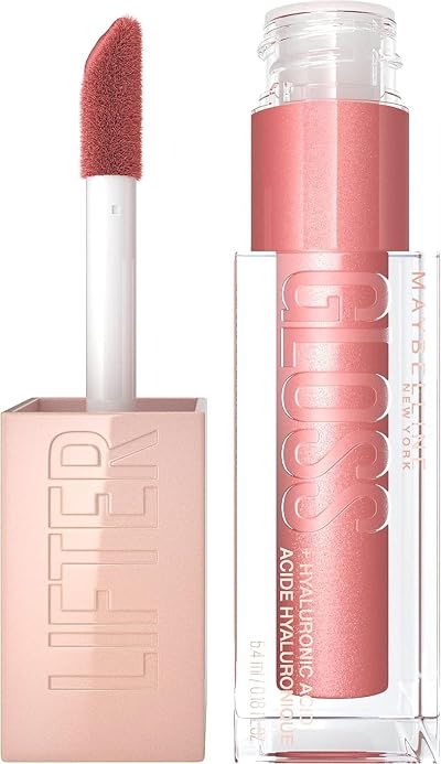 Maybelline Lifter Gloss Hydrating Lip Gloss Hyaluronic Acid 003 Moon Nude Pink