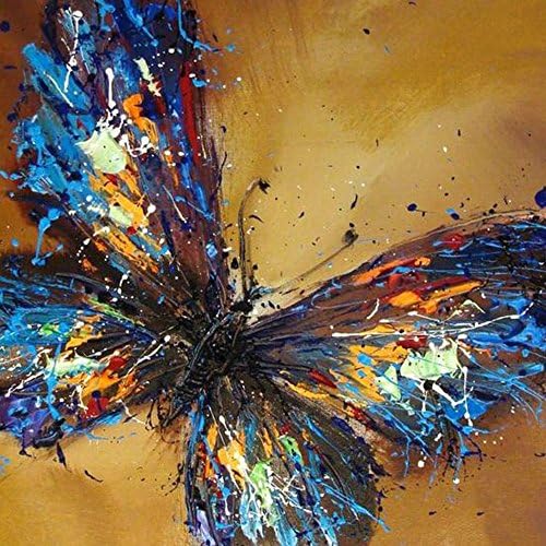 DIY 5D Diamond Painting by Number Kits-Full Drill Crystal Rhinestone Embroidery Paintings for Home Wall Decor,Cross Stitch kits Paintings Craft (Butterfly 3)