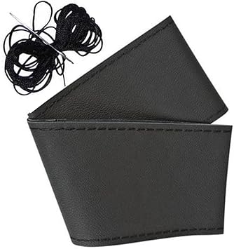 Coprivolante In Pelle Da Cucire Fai Da Te 38 Cm Per Auto Con Ago Filo - Foto 5