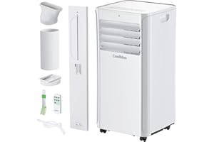 Coolblus Portable Air Conditioners,3-in-1 AC Unit 12000 BTU Cool Up to 550 Sq.Ft. with Remote Control/Smart Sleep Mode/24Hrs Timer/Window Installation Kit & Filter Cleaning Brush, Off-White, A016BB