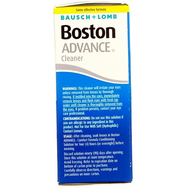 CONTACT LENS SOLUTION BY BOSTON ADVANCE, FOR GAS PERMEABLE CONTACT LENSES, 1 FL OZ (PACK OF 4)