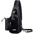AmHoo Sling Backpack Chest Shoudler Crossbody Bag Water Resistant Hiking Daypack