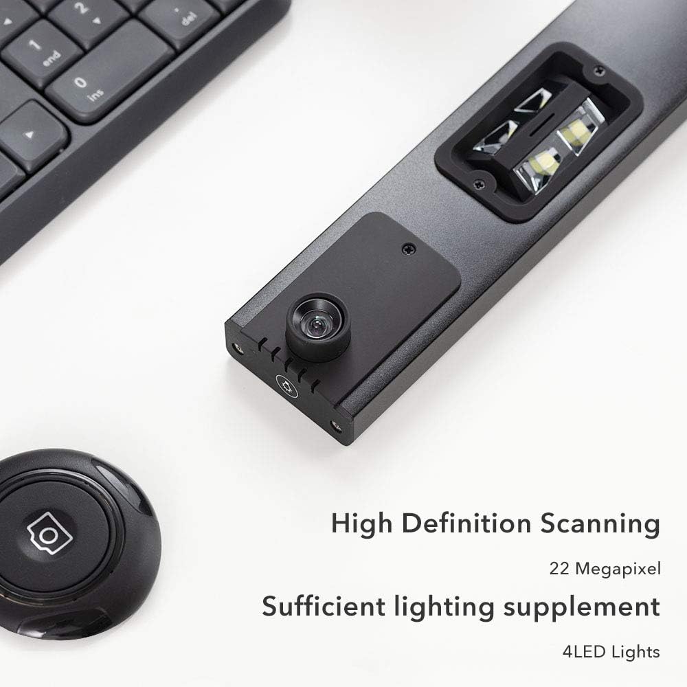 iOCHOW S5 Book & Document Camera, 22MP High Definition Professional Portable Book Scanner, Auto-Flatten & Deskew Tech, Capture Size A3, Multi-Language OCR, SDK & Twain for Office and Education: Electronics
