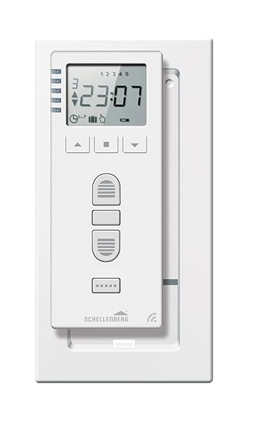 Schellenberg 20032 Smart Home Funk-Zeitschaltuhr Premium, weiß, Steuerung für Rolläden, Licht, Steckdosen und Markisen