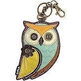 CHALA Bird Collection Women's Decorative Key Fob/Coin Purse Accessory - Owl A