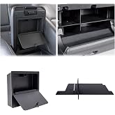 2PCS Center Console Insert Set for Toyota 4Runner 2025-2027 Accessories | Hidden Storage Box and Glove Box Organizer Compatible with 2025 2026 2027 Toyota 4Runner Accessories