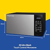 Russell Hobbs 20L Digital Microwave 800W Black 10 Power Levels view 2