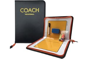 Firelong Volleyball Coach Tactic Board Strategy Training Aids Equipment - Zipper Closure