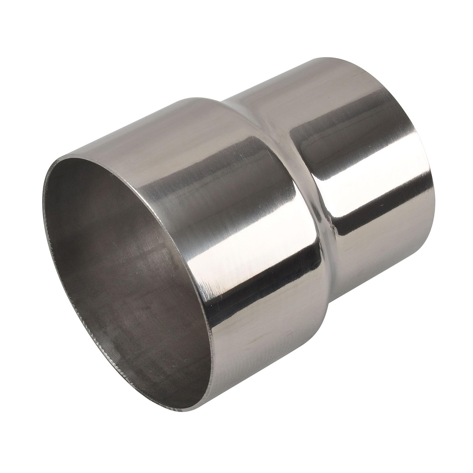 Photo 1 of BATONECO OD 3 Inch to OD 3.5 Inch Exhaust Pipe to Component Pipe Adapter Reducer 3" OD to 3.5" OD Polished Stainless Steel 4" Overall LengthLPNPMEX5971665
